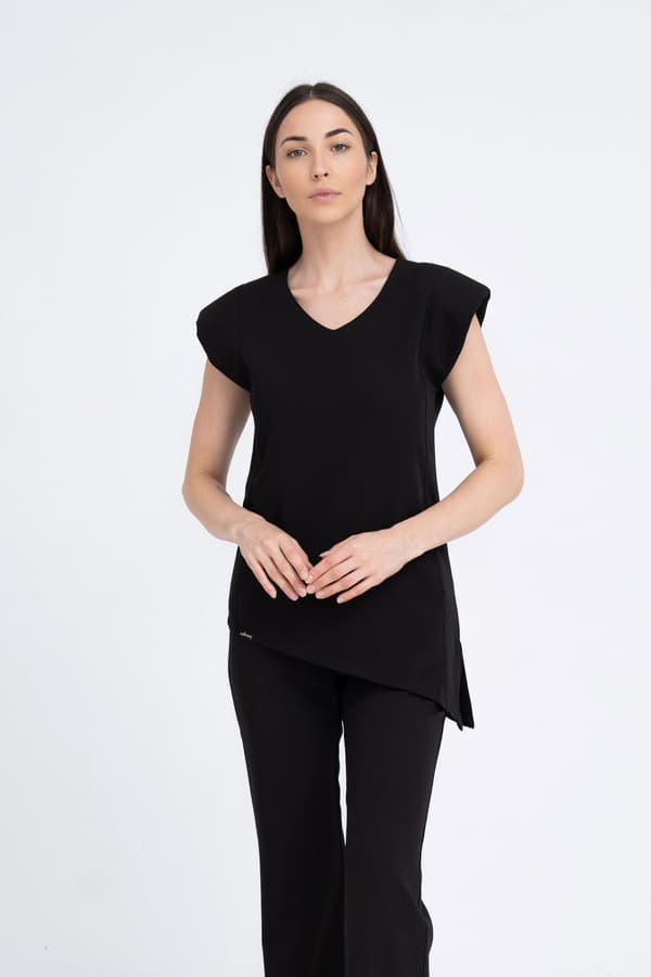 Raya dame medicinsk bluse RAYA SORT SWEATSHIRT XS