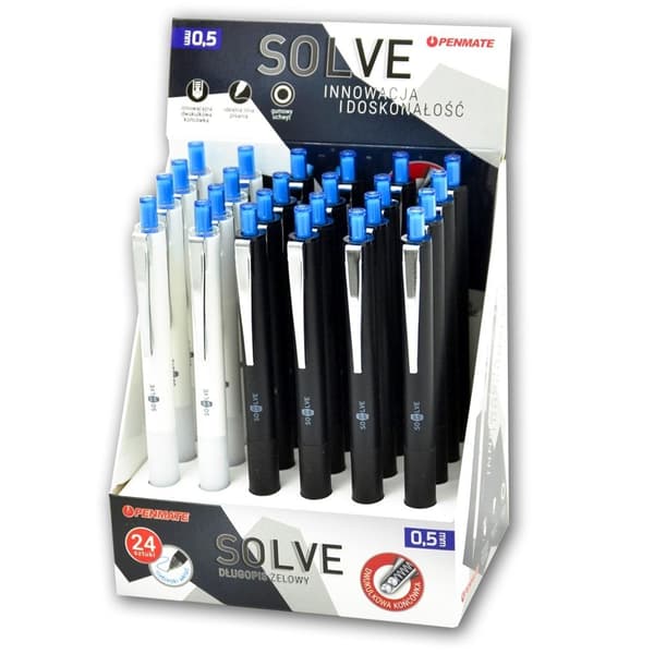 Solve gelpen blå (24 stk.) PENMATE