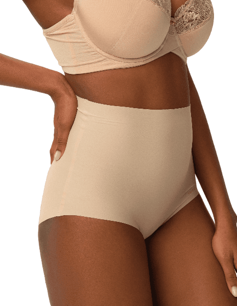 Enfärgade M-trosor med hög midja