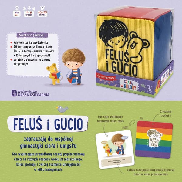 Feluś og Gucio leger farver