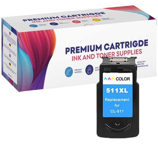 Blæk til Canon 511 XL CMY GP
