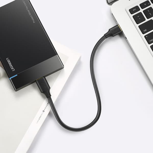 USB-A 3.0 - Micro USB-B SuperSpeed 5Gb/s 1m svart hårddiskkabel