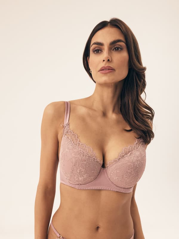 Blithely Esotiq Push-up Bh | Støvet Pink 65F
