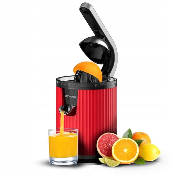 Cecotec Xqueeze RetroJuice 600 Röd Elektrisk Citruspress