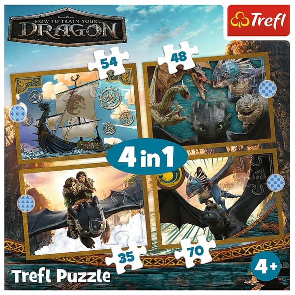 4-i-1 DRAGON DAYS PUSLESPIL 34678