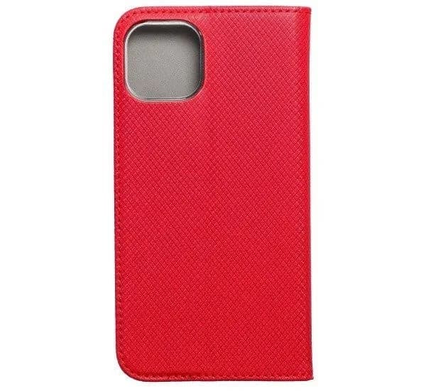 IPHONE 13 PRO SKAL MED FLIK MAGNET RÖTT + GLAS