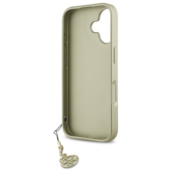 Guess 4G Charms Collection cover til iPhone 16, sort
