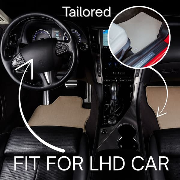 Fortuna golvmattor fram för: Chrysler Pacifica II 7-sits (2017-)