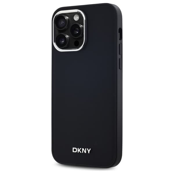 DKNY Plain Logo MagSafe-skal till iPhone 14 Pro Max, svart