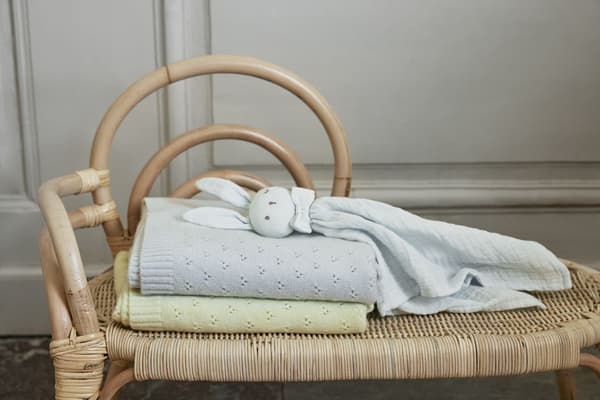 Elodie Details - Pointelle Tæppe - Bermuda Blå