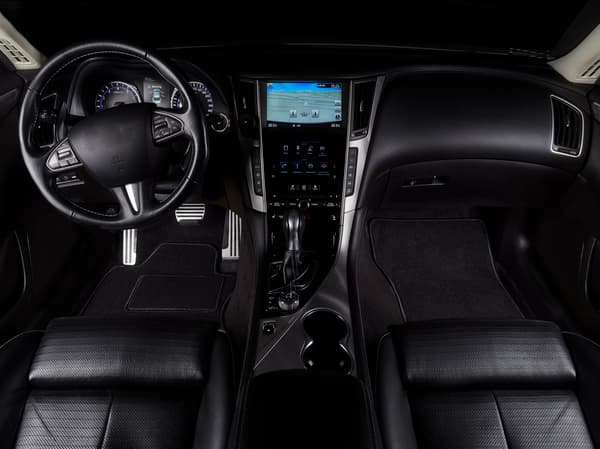 Måtter foran til: Saab 9-3 I cabrio (1998-2003) sorte