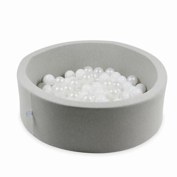 Legetøjskugler ø7cm 50 stk hvide, perlemor