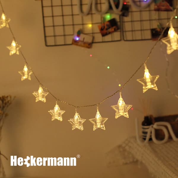 Heckermann IC-96L 6m LED julelys stjerner