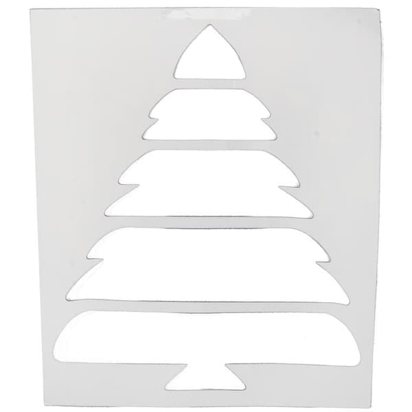 Stor papirvinduesstencil, 5 billeder