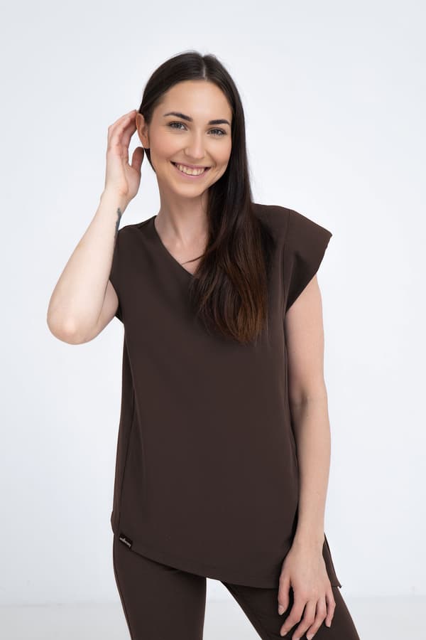 Raya dame medicinsk bluse RAYA SORT SWEATSHIRT XS