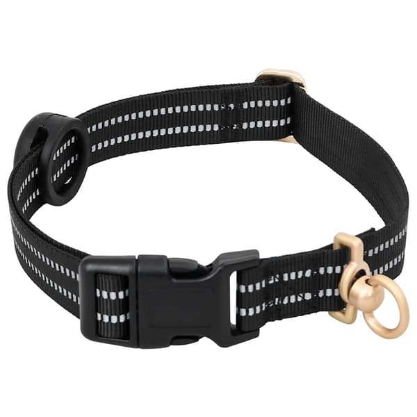 vidaXL justerbar hundesele, sort, L