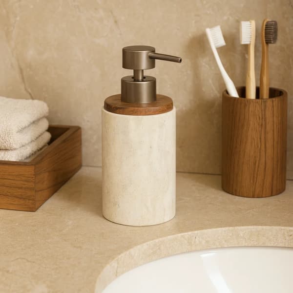 Beige Como kylpyhuoneen annostelija
