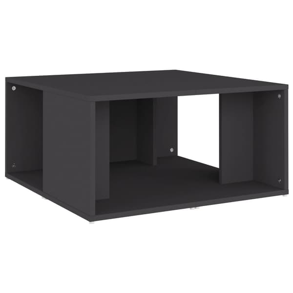 vidaXL Soffbord, set om 4, grå, 33x33x33 cm