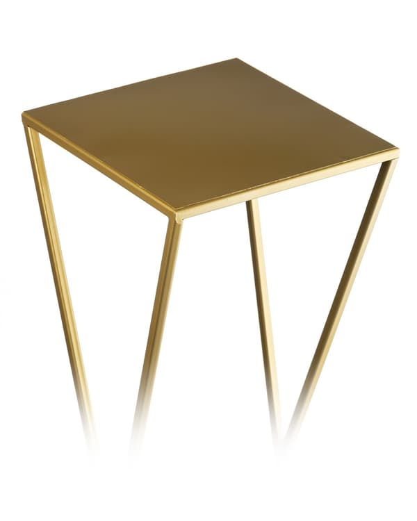 Modernt LOFT blomsterställ, guld, 100 cm