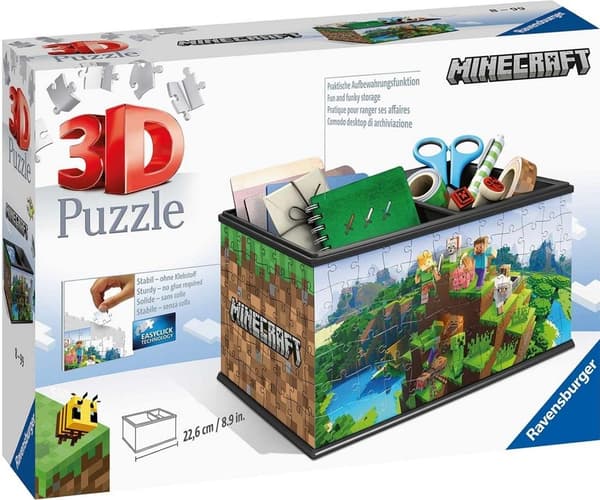 3D-puslespil 108 Minecraft-æske