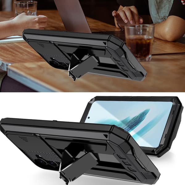 Pansret cover til Samsung Galaxy S25+ Plus, R-JUST, sort