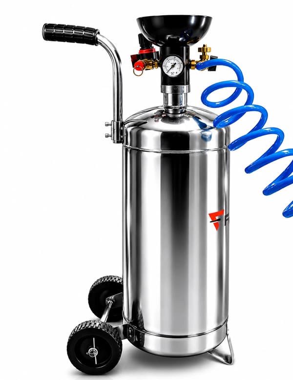 Pneumatisk skummaskine 20L rustfrit stål
