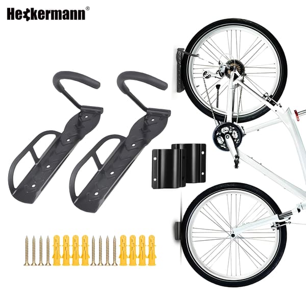 Set med 2 Heckermann T009 cykelväggfästen