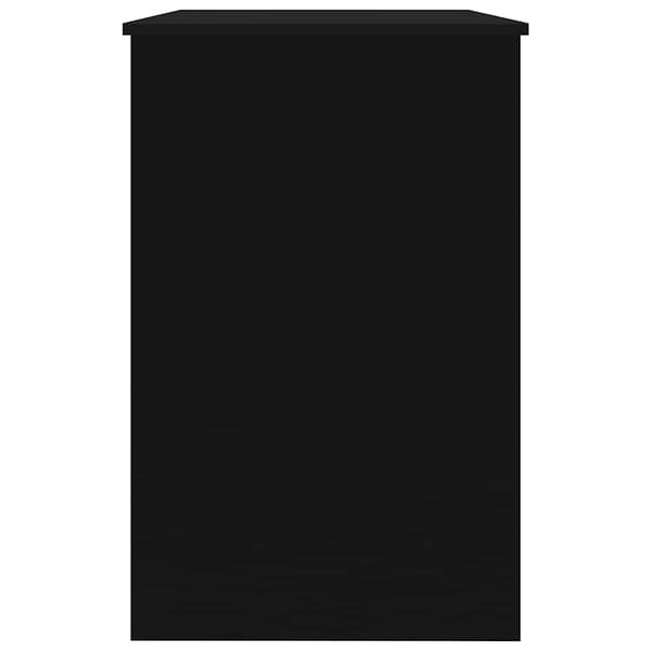 vidaXL skrivebord, sort, 100x50x76 cm, spånplade