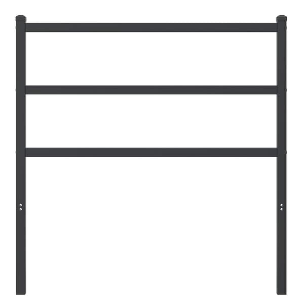 vidaXL metalsengegavl sort 90 cm