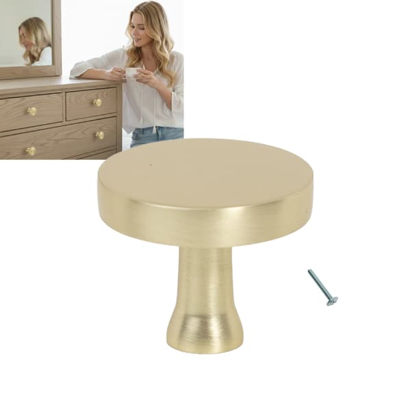 Møbelknop Møbelgreb GOLD MATT GOLD UNITY moderne stil AKS