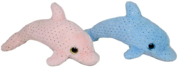 Delfin Plyslegetøj 28cm MIX