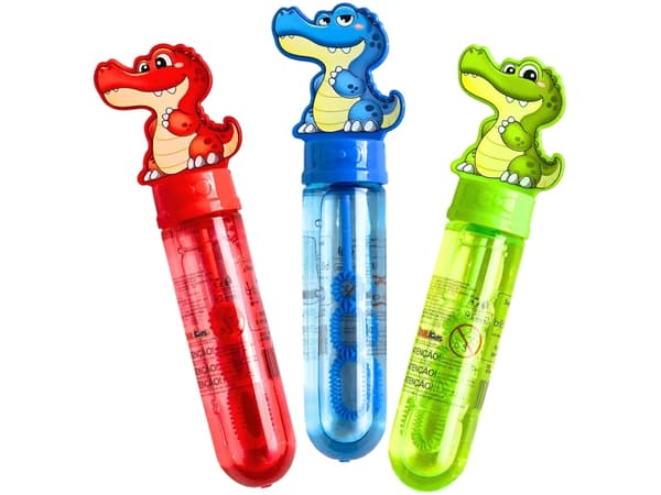Krokodil såpbubblor flytande FÖR att blåsa bubblor 14cm klassisk