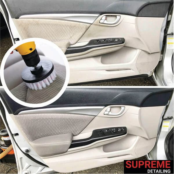 SUPREME DETAILING klädselborsteset