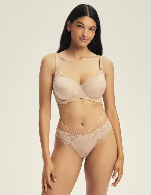Notty Esotiq vadderad bh | beige PANT 75F
