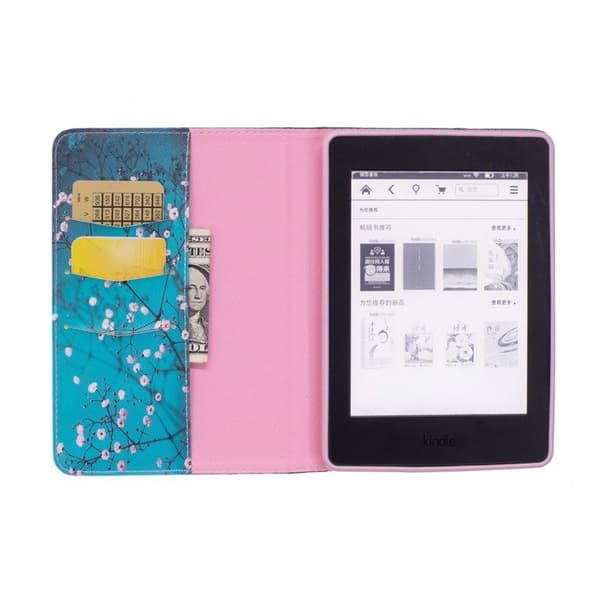 Etui til Amazon Kindle Paperwhite 1/2/3, Smartcase, Sakura