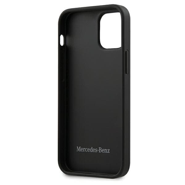 Mercedes Wave Line cover til iPhone 12 mini, sort