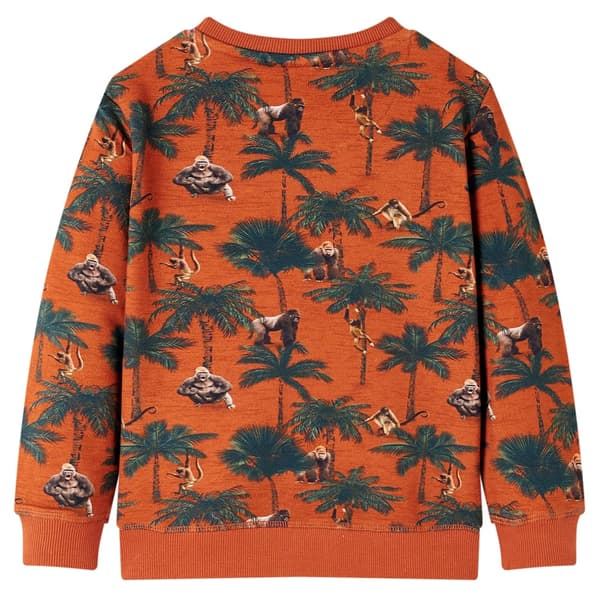 Børnesweatshirt, lys rust, 140
