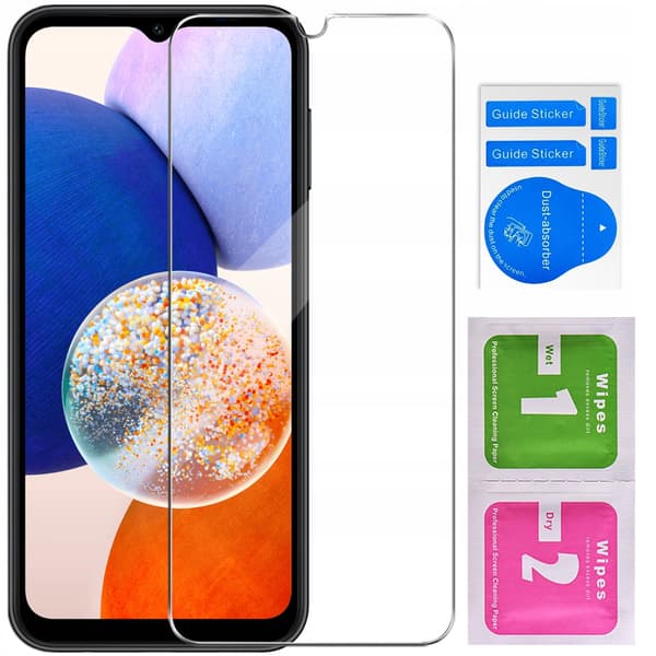 ETUI til Samsung A14 5G ARMOR SLIDE RING + GLAS