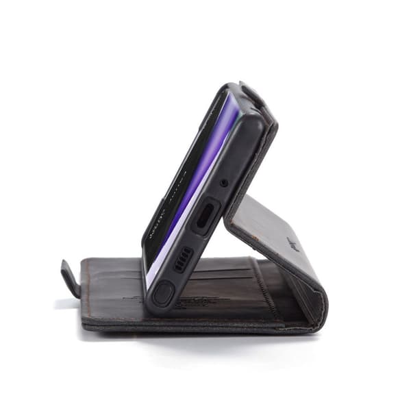CASEME Etui til Samsung Galaxy Note 20 Ultra, Læderpung, Sort