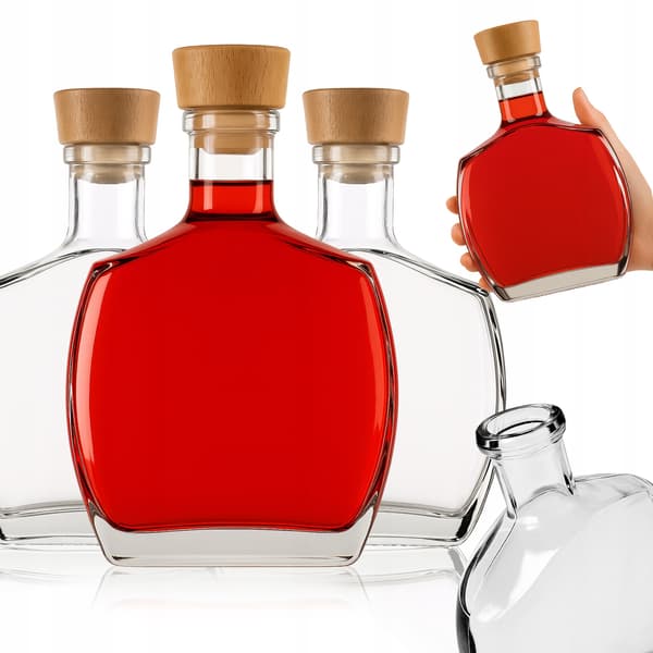 Set - 5x CARAFFA-flaska 500 ml