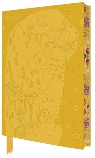 Notesbog A5 BR line Kysset Gustav Klimt