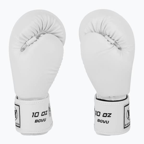 Windy Classic boksehandsker i kunstlæder, hvide, 10 oz