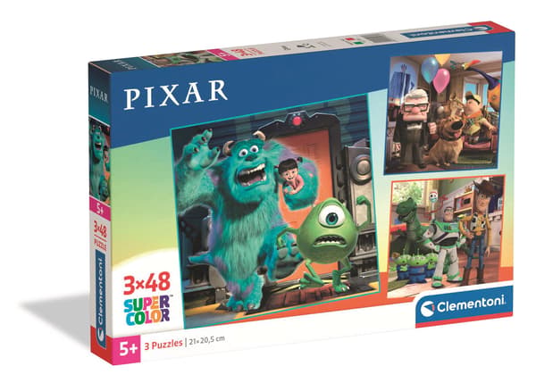 3 x 48-palan palapeli. Super Pixar