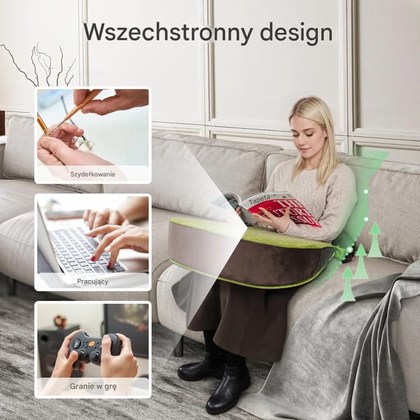 Ergonomisk kudde för surfplattor/böcker