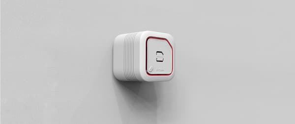 Allocacoc airCube røgdetektor hvid