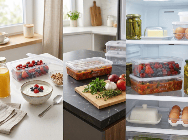 FREEZE REKTANGULÆR PLASTFRYSEBEHOLDER 1,18 L
