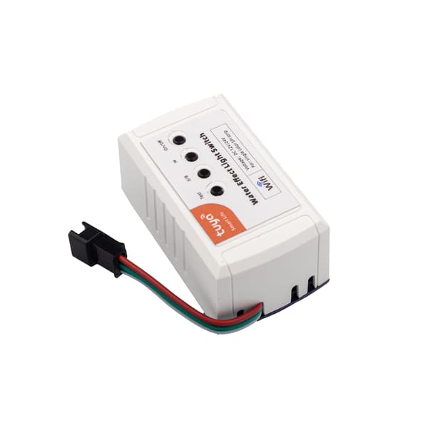 Controller til ensfarvede LED-strimler med flow via WiFi Tuya 12-24VDC