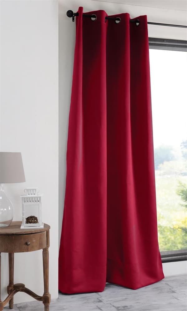 NOTTE verho 135x250 punainen pimennys