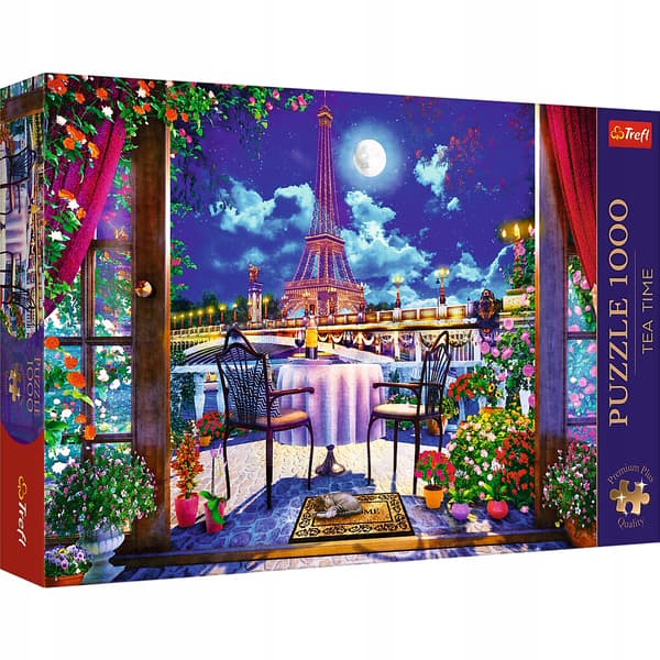 10843 Puzzle 1000 Premium Plus - Teeaika: Pariisi kuunvalossa