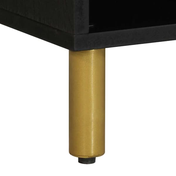 vidaXL TV-bord, sort, 80x33x46 cm